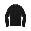 Ralph Lauren Black Cable Knit Jumper