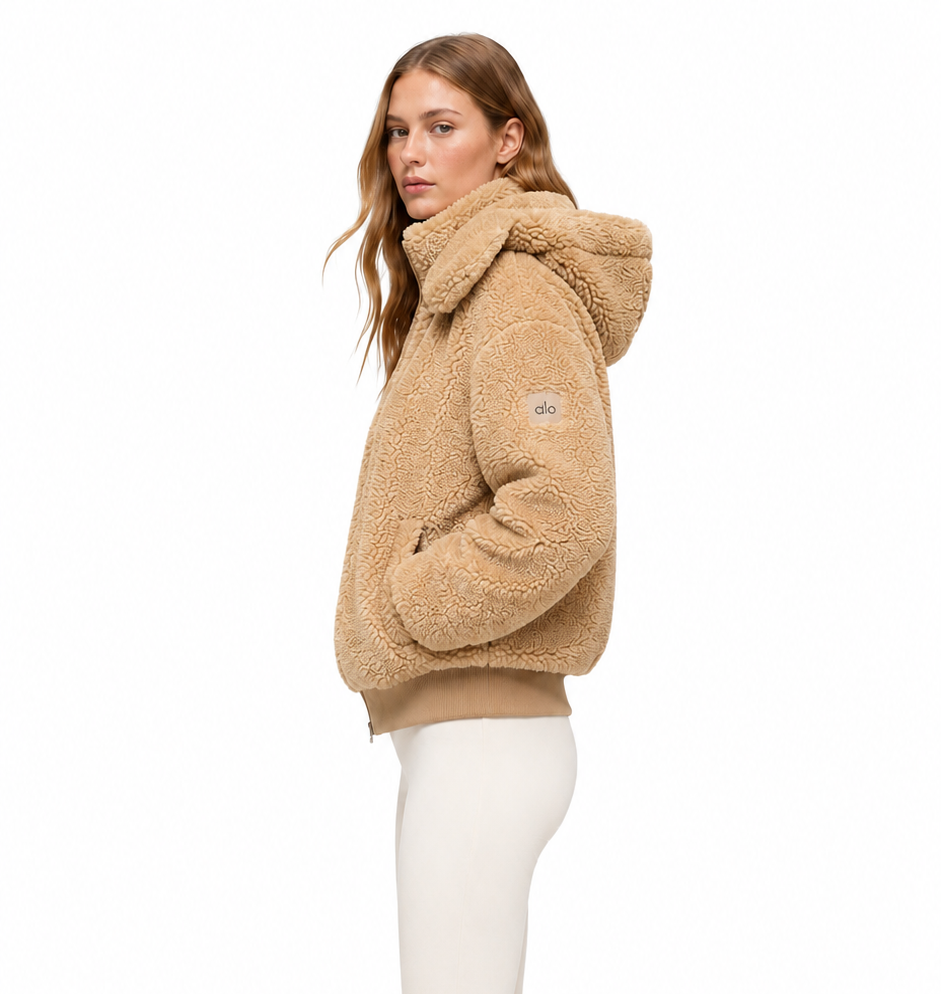 ALO Foxy Sherpa Jacket - Beige