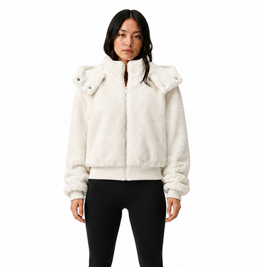 ALO Foxy Sherpa Jacket - White