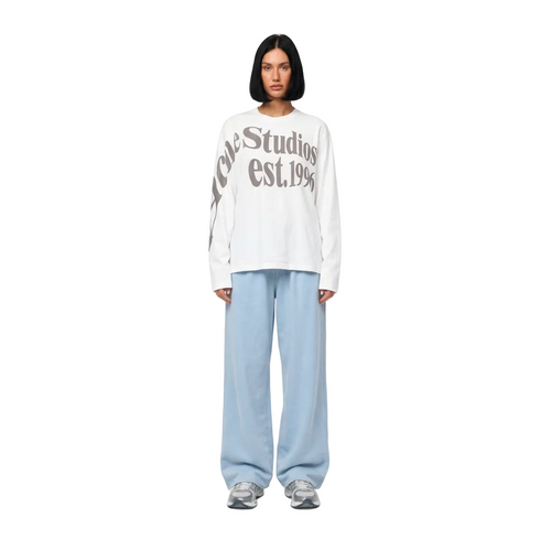 Acne Studios Relaxed Graphic Tee & Washed Sweatpants