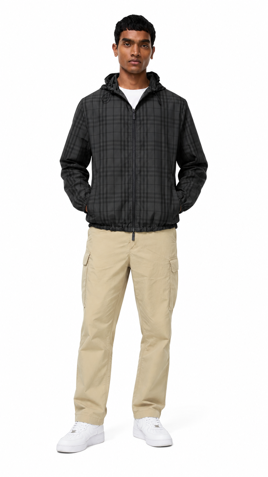 Burberry Reversible Check Newport Windbreaker