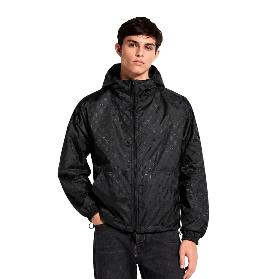 Louis Vuitton Reversible Black Windbreaker