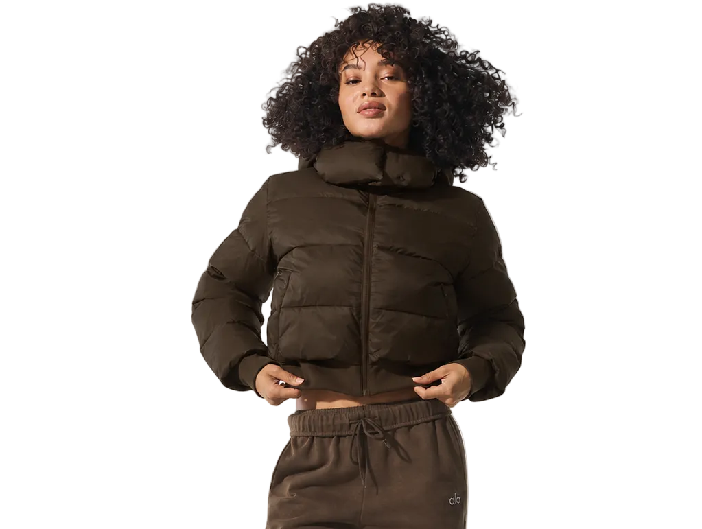 ALO Foxy Puffer Jacket - Brown