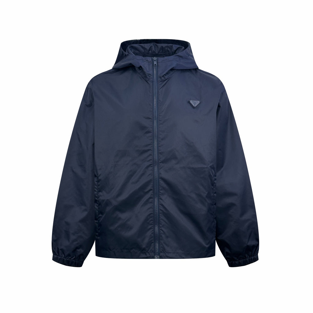 Prada Re-Nylon Baltic Blue  Rain Jacket - Small