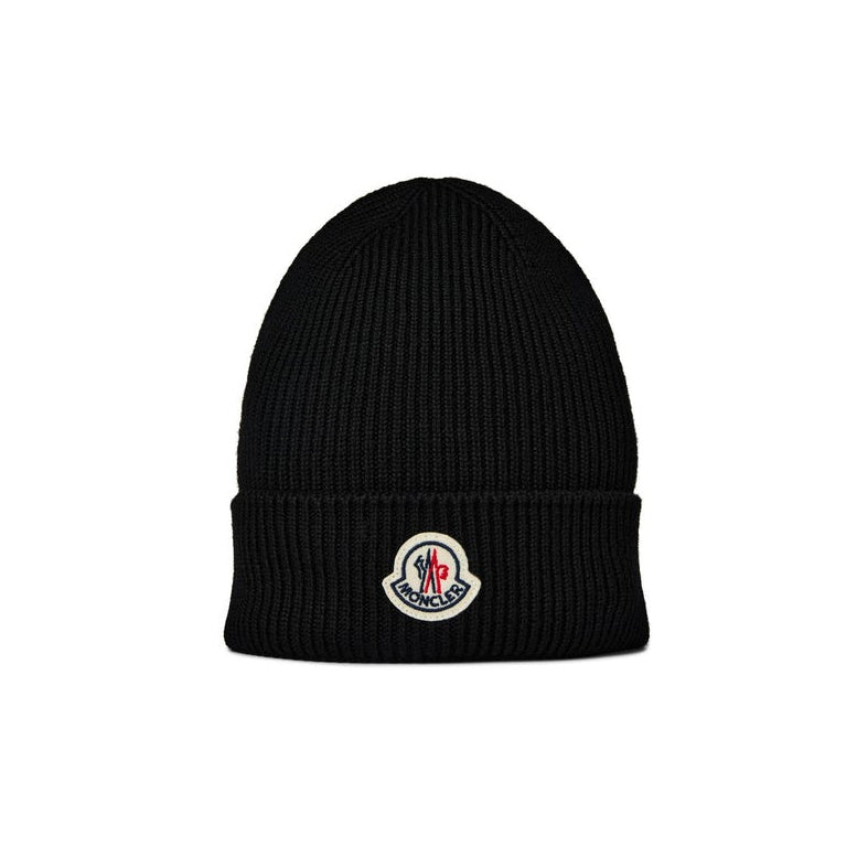 Moncler Logo Wool Beanie