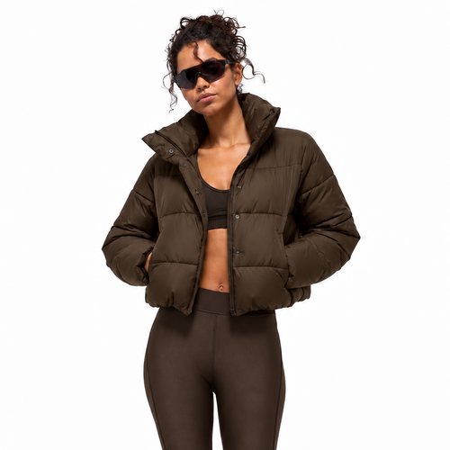 ALO Gold Rush Puffer Jacket - Brown