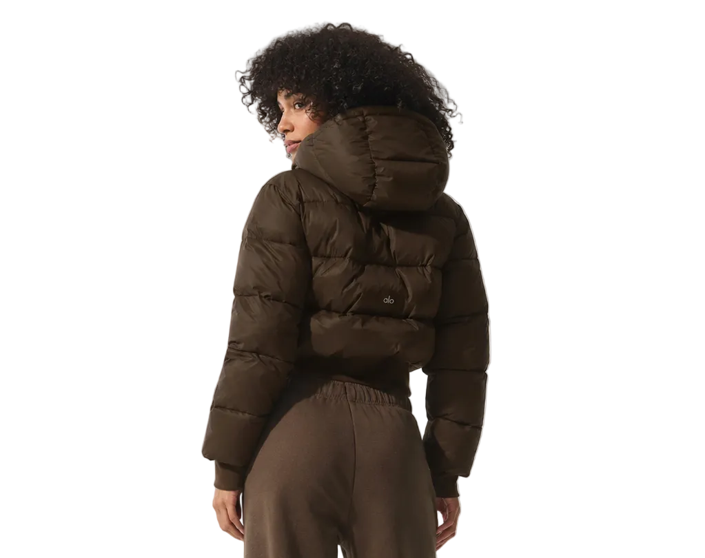 ALO Foxy Puffer Jacket - Brown