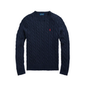 Ralph Lauren Navy Cable Knit Jumper