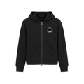 Moncler Logo Zip Up Hoodie - Medium