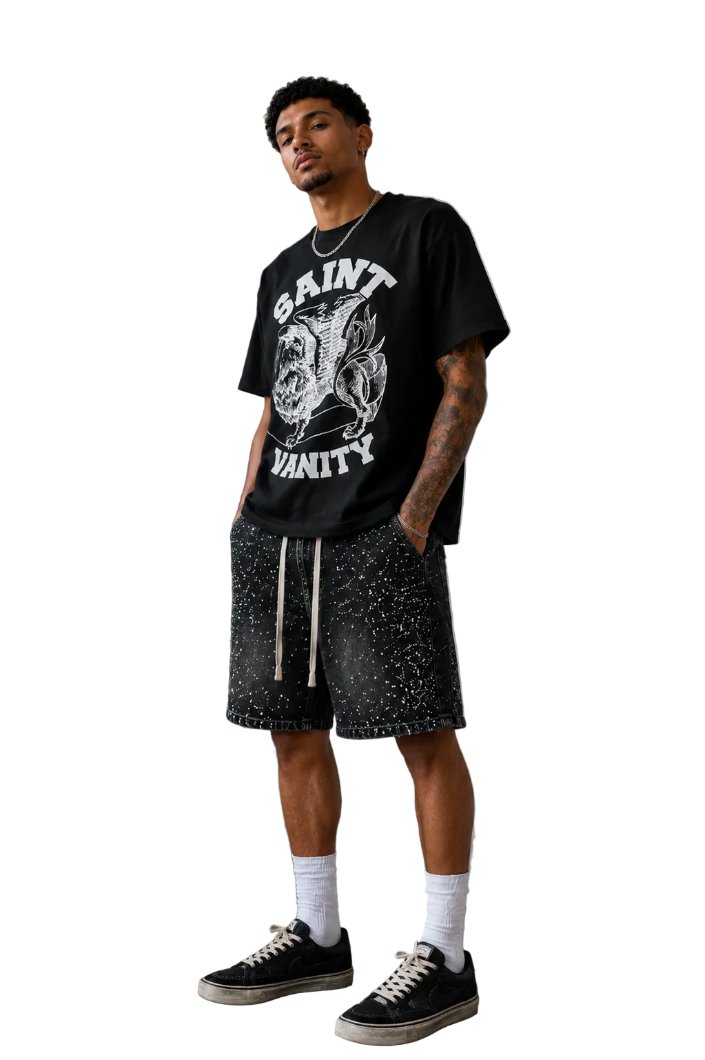 Vale Rainstorm Embellished Shorts